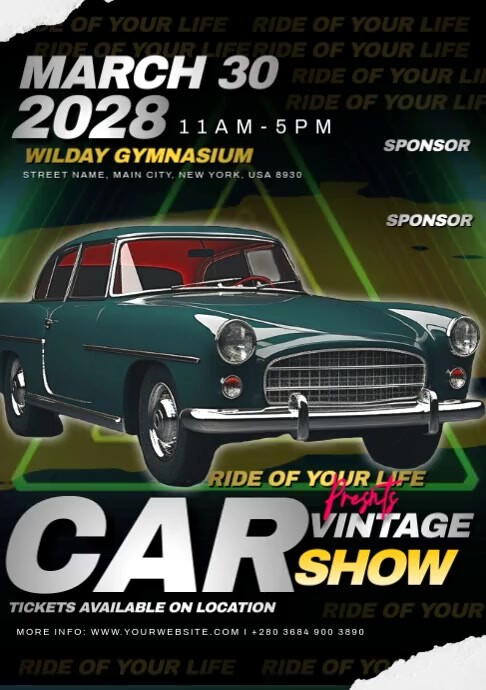 Car Show Template | PosterMyWall