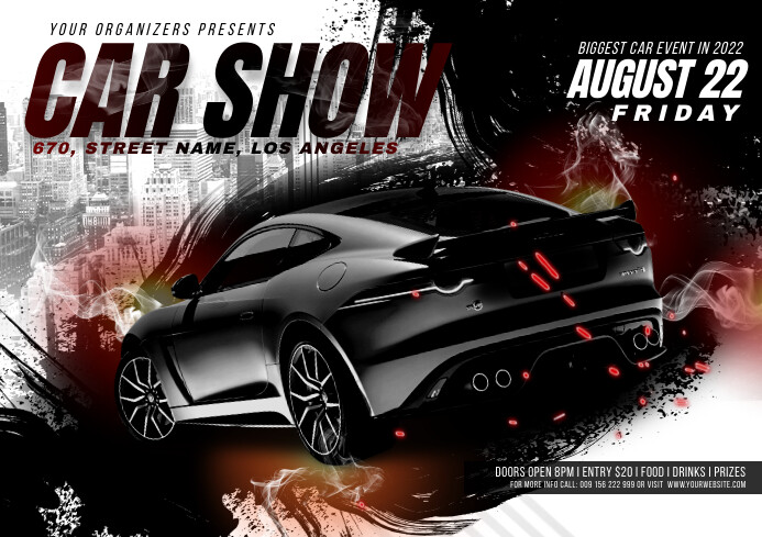 Car Show Template PosterMyWall
