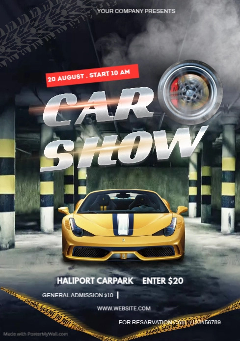 Car Show Template PosterMyWall