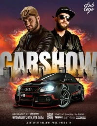 Car Show Event Volante (Carta US) template