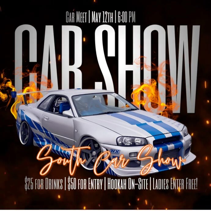 Car Show Event Iphosti le-Instagram template