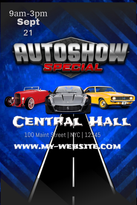 Car show event Template | PosterMyWall