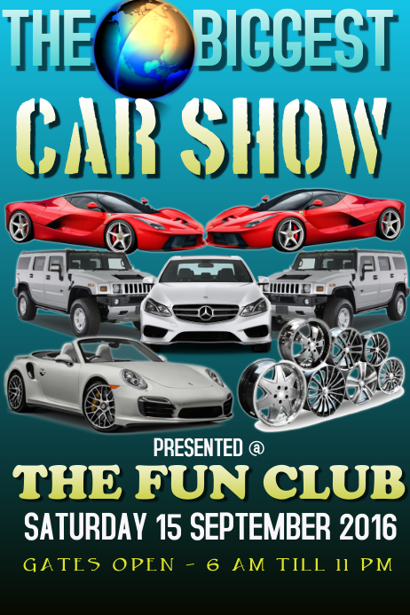 CAR SHOW Template | PosterMyWall
