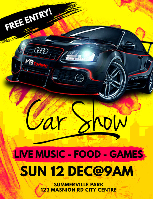 Car Show Flyer Templates 14+ Free Word, Excel & PDF Formats, Samples Car Show Flyer Templates 14+ Free Word, Excel & PDF Formats, Samples