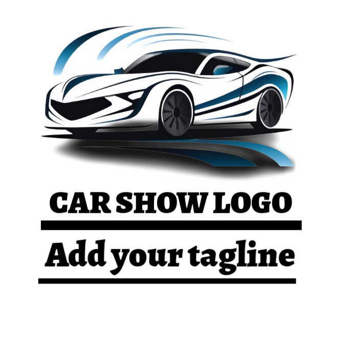 Car show logo 徽标 template