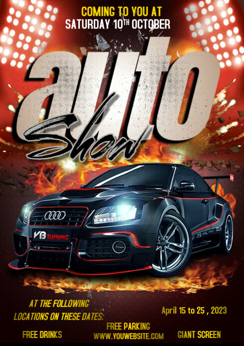 Car Show Poster Template | PosterMyWall