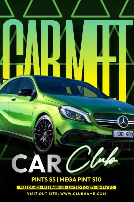 car show template Poster