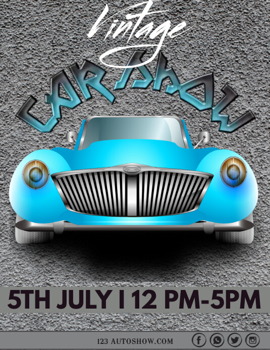 Car Show Template Flyer (US Letter)