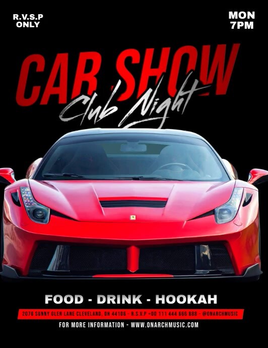 Car Show Template Flyer (US Letter)