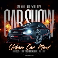 Car Show Urban Message Instagram template
