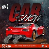 Car Show Video Ads Message Instagram template