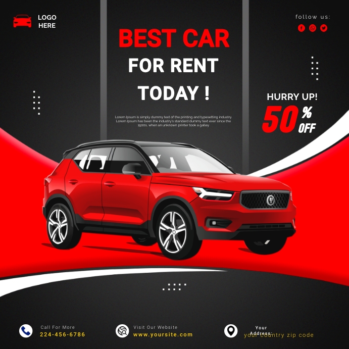 car sle Template PosterMyWall
