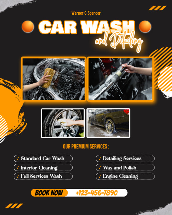 Copy of Car Wash and Detailing | PosterMyWall