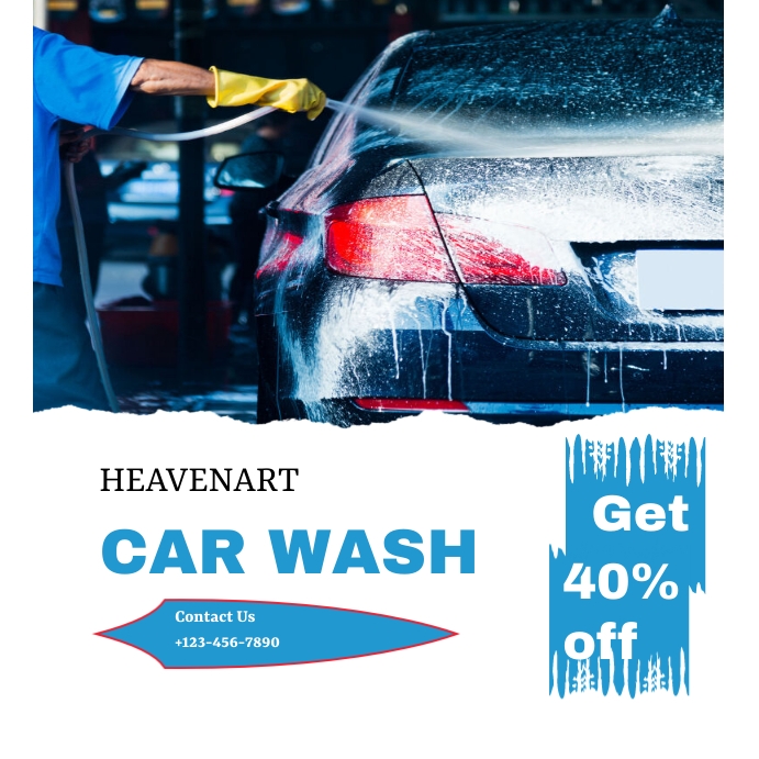 Breathtaking Car Wash Visiting Card Design for Desktop Breathtaking Car Wash Visiting Card Design for Desktop