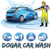 Car wash Cartoon Illustration, Car wash beauty care services, car wash, compact Car, blue, car png Logo template