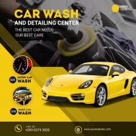 car wash Instagram Post template