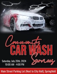 Car Wash Folder (US Letter) template