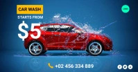 car wash auf Facebook geteiltes Bild template