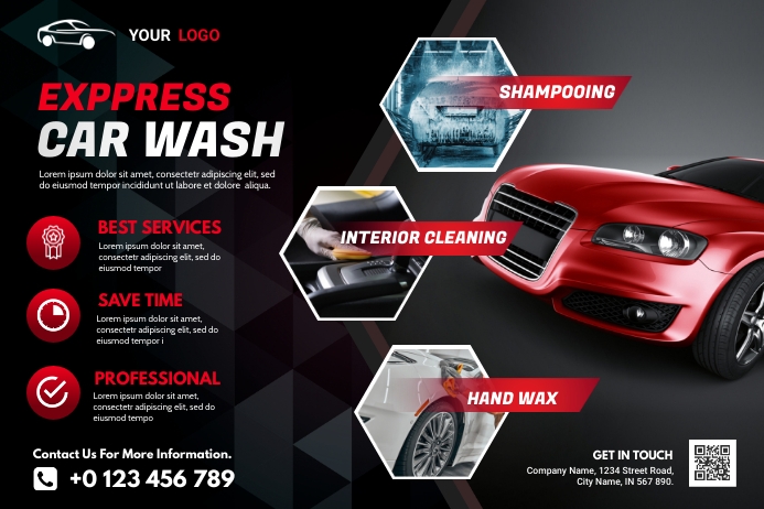 Car Wash Template | PosterMyWall