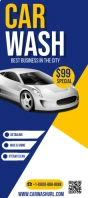Car Wash Tarjeta de estantería template