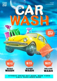 CAR WASH A3 template