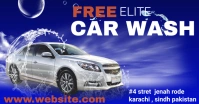 car wash Facebook ad design template