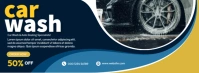 Car Wash Facebook Cover template