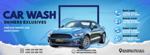 Car Wash Facebook Cover Facebook-coverfoto template