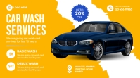 Car Wash Flyer, Car Repair Digital Display template