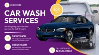 Car Wash Flyer, Car Repair Digital Display template