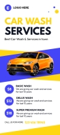 Car Wash Flyer, Car Repair rack card template