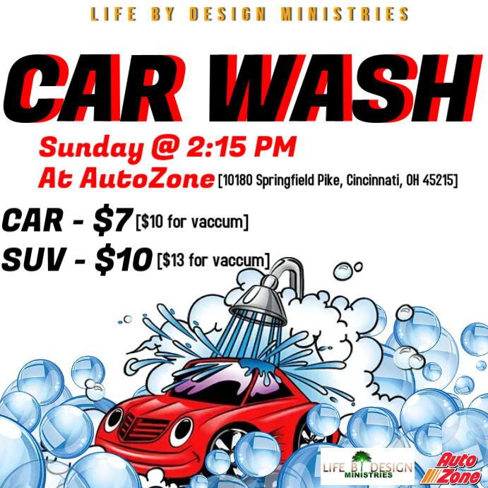 Car Wash Flyer Template Postermywall