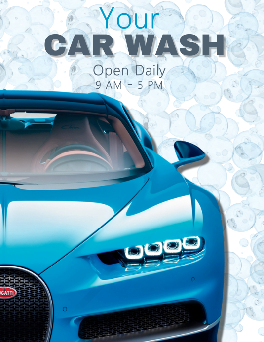 Copy of Car Wash Flyer Template PosterMyWall