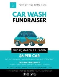 Car Wash Flyer template