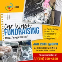 Car Wash Fundraising Instagram Post template