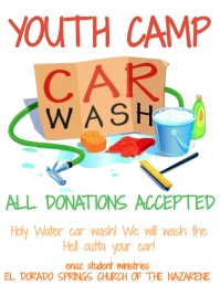 Car Wash Holy Water Flyer (US Letter) template