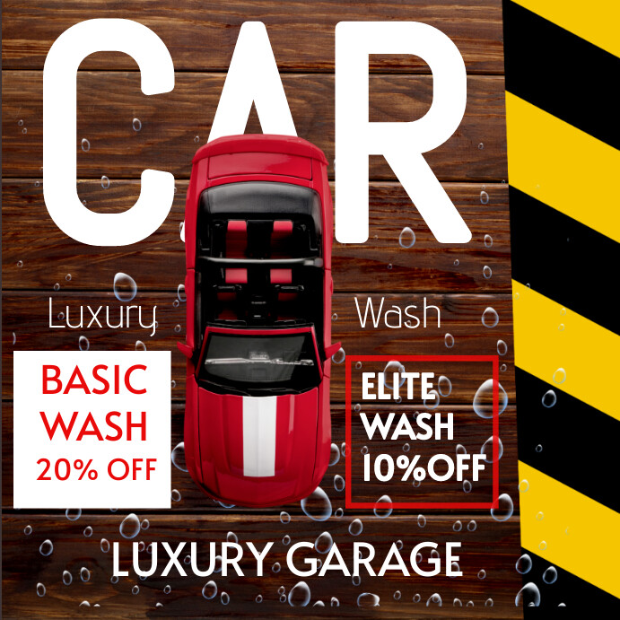 Car wash Instagram post Template PosterMyWall