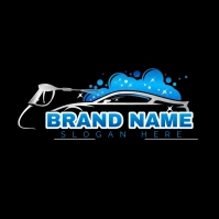 Car wash logo template