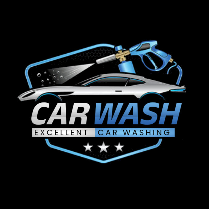 Car Wash Logo 徽标 template
