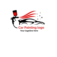 car painting logo template