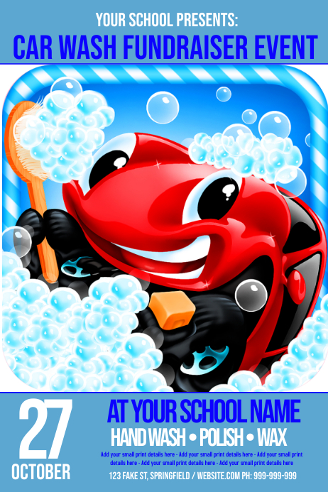 High-Quality Car Wash Signs Posters Landscape Concept High-Quality Car Wash Signs Posters Landscape Concept