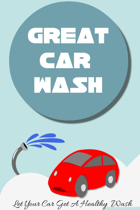 Car wash poster Template | PosterMyWall