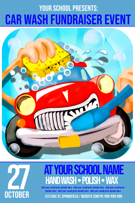Car Wash Poster Template | PosterMyWall