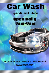 car wash flyer templates postermywall a2 poster template