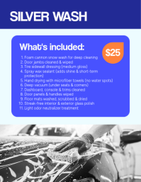 Purple Car Wash Services Flyer Template - Page 3