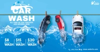 Car Wash Service Ad Image partagée Facebook template