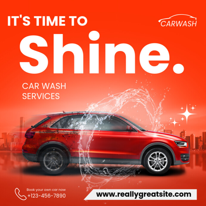 Copy of Car wash service | PosterMyWall