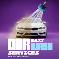 Car Wash Service Instagram Post template