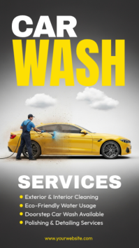 Car Wash Service Instagram Story template