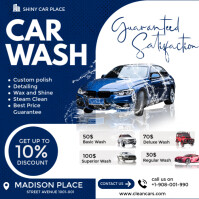 Car Wash Service Flyer  Instagram Post template
